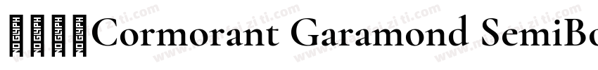 方正清刻Cormorant Garamond SemiBold Reg字体转换